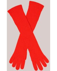 Black Accessories - Long Sizzling Italian Cashmere Gloves - Lyst