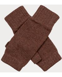 Black Accessories - Ladies Auburn Cashmere Mittens - Lyst