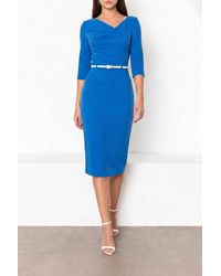 Black Halo - 3/4 Sleeve Jackie O Sheath Dress - Lyst