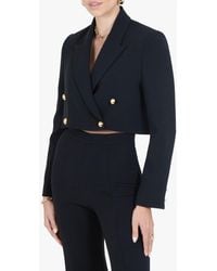 Black Halo - Hugo Crop Blazer - Lyst
