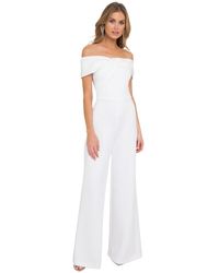 Black Halo Liliana Jumpsuit - White