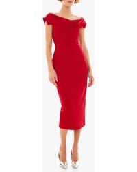 Black Halo - Jacqueline Midi Dress - Lyst