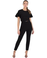 black halo noir jumpsuit