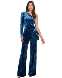 Black Halo Karmina Jumpsuit - Blue