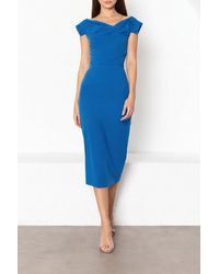 Black Halo - Jacqueline Midi Dress - Lyst