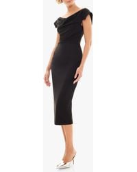 Black Halo - Jacqueline Midi Dress - Lyst