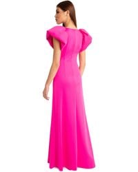 Black Halo Queen Gown - Pink