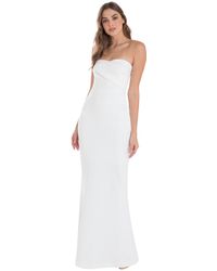 Black Halo Katiyah Gown - White