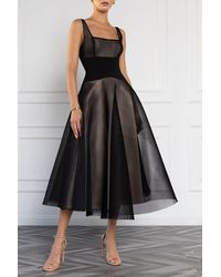 Black Halo - Vivi Midi Dress - Lyst