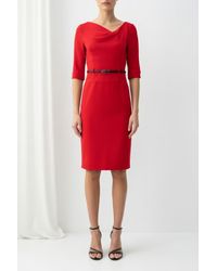 Black Halo - Classic 3/4 Sleeve Jackie O Sheath Dress - Lyst