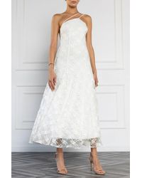 Black Halo - Athena Midi Dress - Lyst