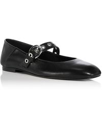 Stuart Weitzman - Supermoto Mary Jane Flats - Lyst