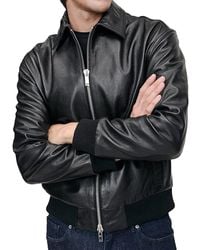 DL1961 - Robb Leather Bomber Jacket - Lyst