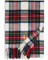 Polo Ralph Lauren - Classic Cashmere Tartan Scarf - Lyst