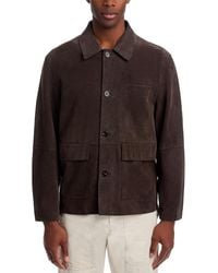 FRAME - Suede Chore Jacket - Lyst