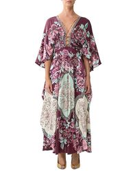 CAMILLA - Silk Charmeuse Maxi Dress - Lyst
