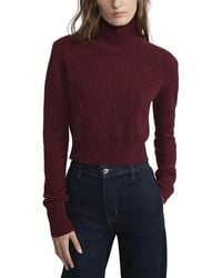 FRAME - The Cashmere Fleck Turtleneck Sweater - Lyst