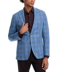 Jack Victor - Plaid Unstructured Regular Fit Sport Coat - Lyst