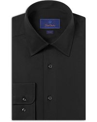David Donahue - Trim Fit Super Fine Twill Dress Shirt - Lyst