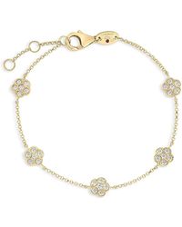 Roberto Coin - 18K Daisy Diamonds By The Inch Chain Bracelet - Lyst