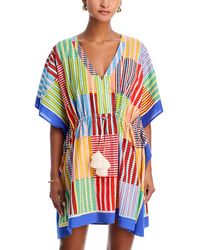 Echo - Stripe Illusion Butterfly Caftan Swim Cover-Up - Lyst