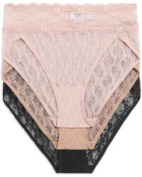 B.tempt'd - B. Tempt'D By Wacoal Lace Kiss High Leg Panties, Pack Of 3 - Lyst