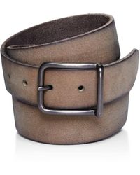 mens gray belt