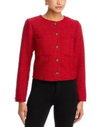 Aqua - Tweed Jacket - Lyst