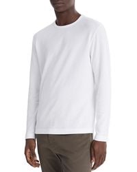 Vince - Pima Pique Long Sleeve Tee - Lyst