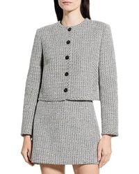 Theory - Crewneck Pocket Jacket - Lyst