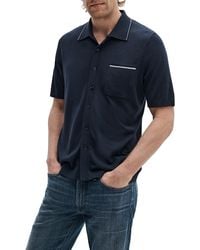 Rag & Bone - Conrad Silk Blend Shirt - Lyst