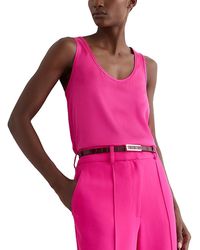 Reiss - Ruby Silk Front Cami Top - Lyst