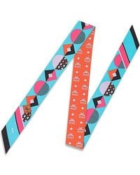 MCM - Monogram Print Petite Scarf - Lyst