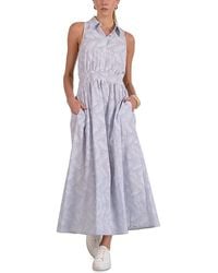 Elan - Collar Maxi Dress - Lyst