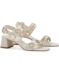 Larroude - Milan Hardware Strappy High Heel Sandals - Lyst