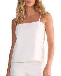 Nasty Gal - Tailored Cutwork Side Strappy Top - Lyst
