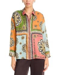 Johnny Was - The Audrey Patchwork Print Shirt - Lyst