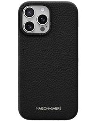 Maison De Sabre - Maison De Sabra Leather Phone Case (Iphone 16 Pro) - Lyst
