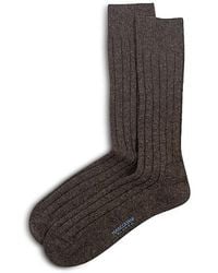 Marcoliani - Cashmere Ribbed Dress Socks - Lyst