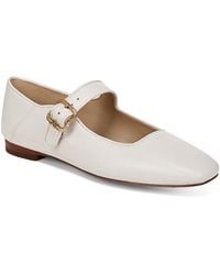 Sam Edelman - Michaela Square Toe Buckled Mary Jane Flats - Lyst