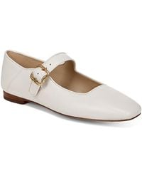 Sam Edelman - Michaela Square Toe Buckled Mary Jane Flats - Lyst