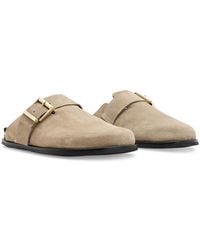 AllSaints - Eris Buckled Mules - Lyst