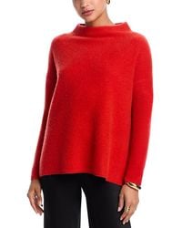 C by Bloomingdale's Cashmere - Mock Neck Brushed Cashmere Sweater - Lyst