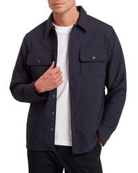 Ted Baker - Gentil Dogtooth Jacquard Overshirt - Lyst