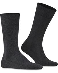 FALKE - Sensitive London Cotton Blend Solid Socks - Lyst