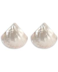 Ettika - Rising Tide Mother Of Pearl Statement Stud Earrings - Lyst