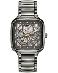 Rado - True Square Open Heart Diamond Watch, 38Mm - Lyst