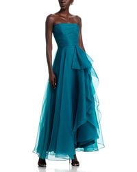 THEIA - Teresa Draped Gown - Lyst