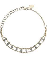 Meira T - 14K & Diamond Bars Bracelet - Lyst
