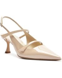 Alexandre Birman - Tita Pointed Toe Mid Heel Slingback Pumps - Lyst